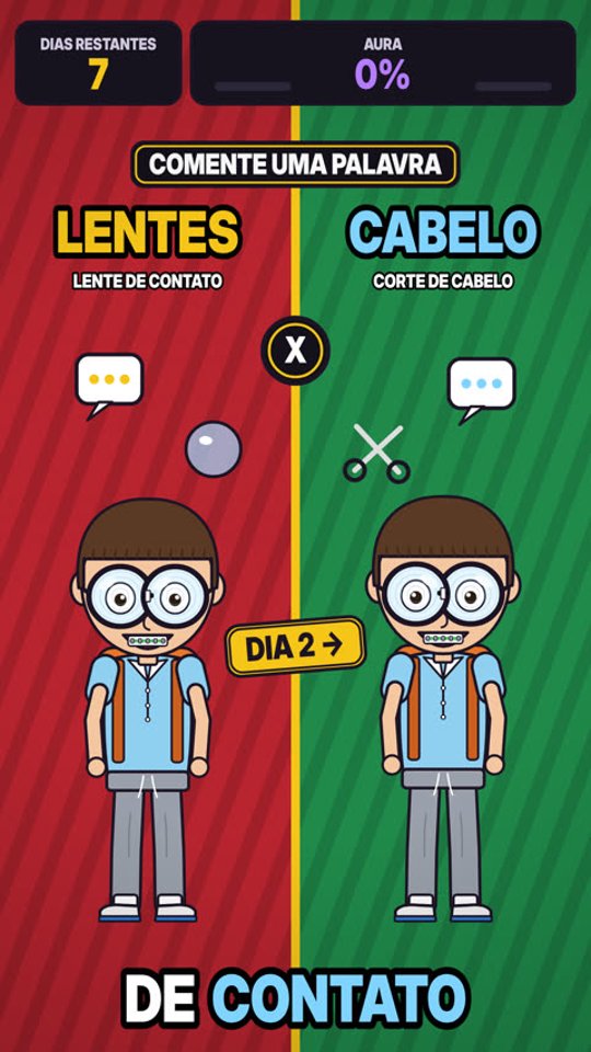 Tela de votação da série